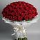 Букет 101 Красная роза Блэк Мэджик в Чернышевский