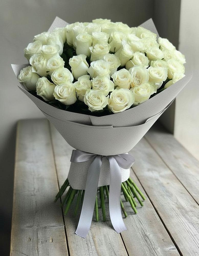 Букет 35 Белых роз в Чернышевский