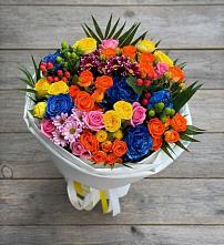 Букет цветов из:  Розы и Хризантемы #REPLACE_PRED# Чернышевский