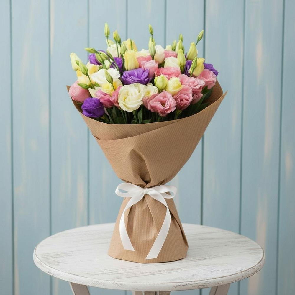 Букет цветов из: Лизиантусы в Чернышевский