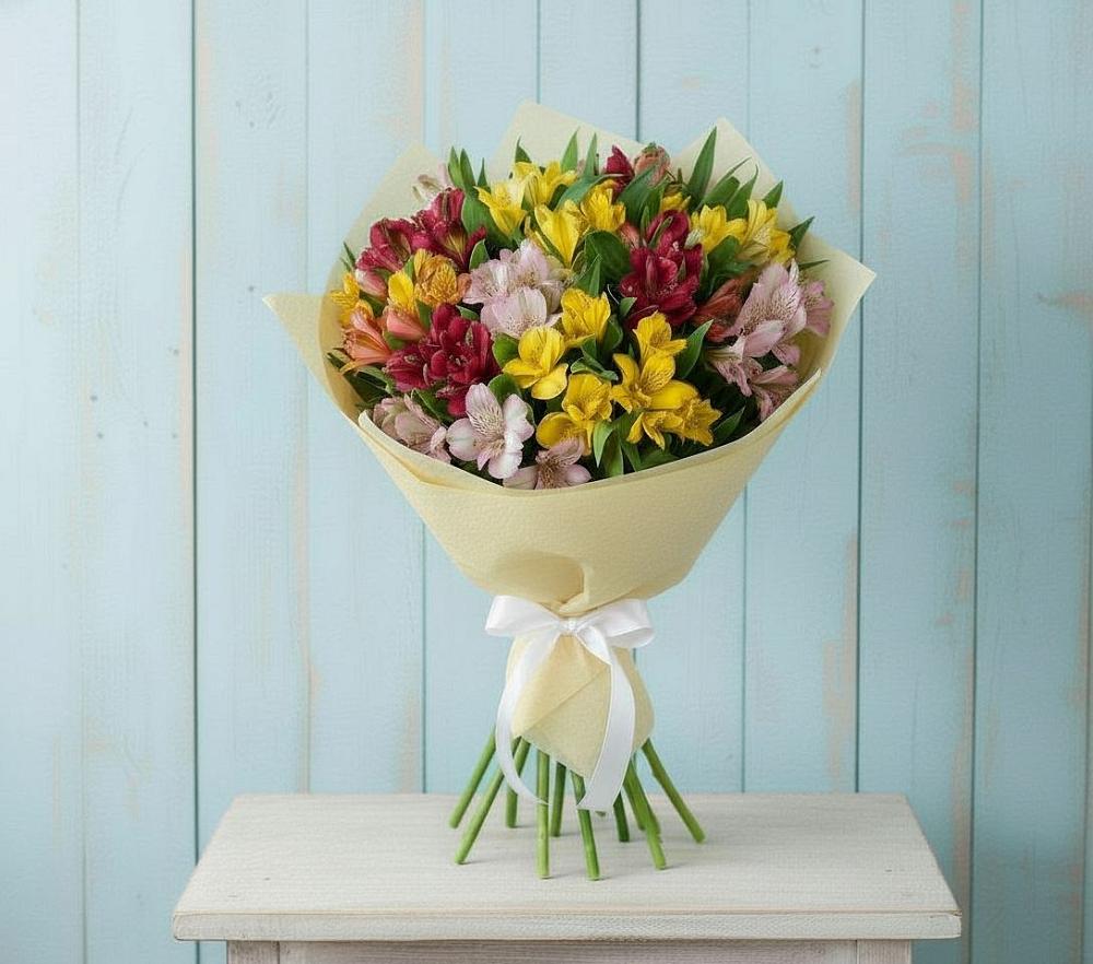 Букет цветов из: Альстромерии в Чернышевский
