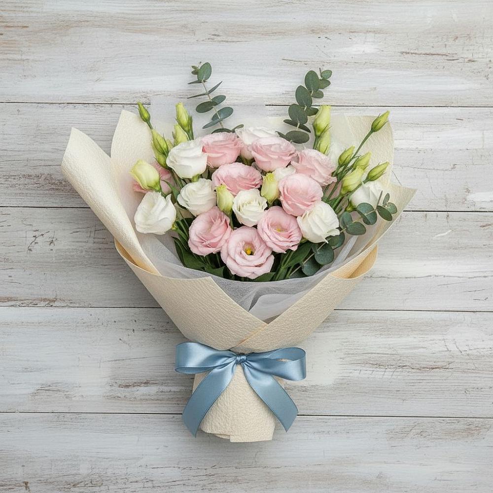 Букет цветов из: Лизиантусы в Чернышевский